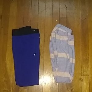 These are both stretchy pants